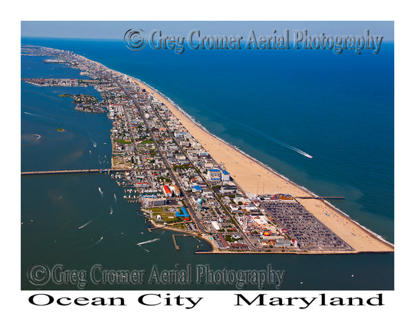 Aerial Photo of Ocean City, Maryland