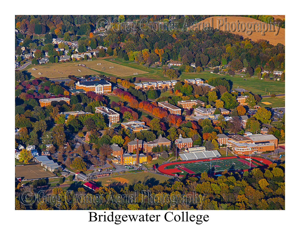 Aerial Photo of Bridgewater College, Virginia