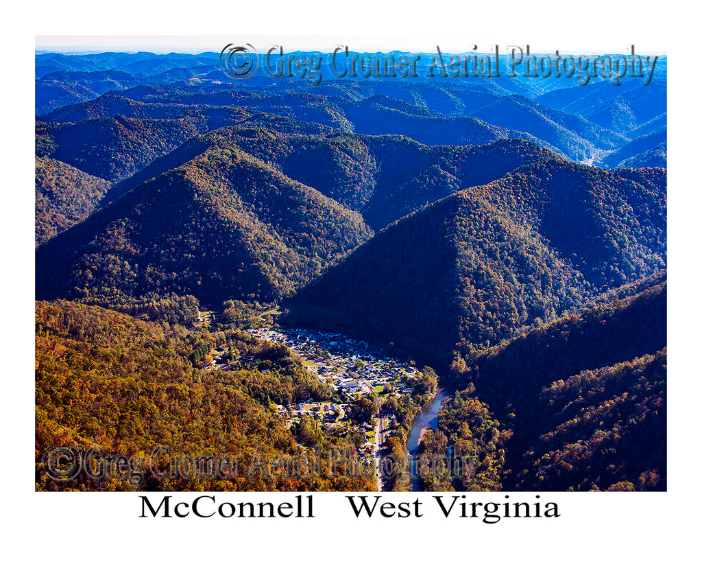 Aerial Photo of McConnell, West Virginia