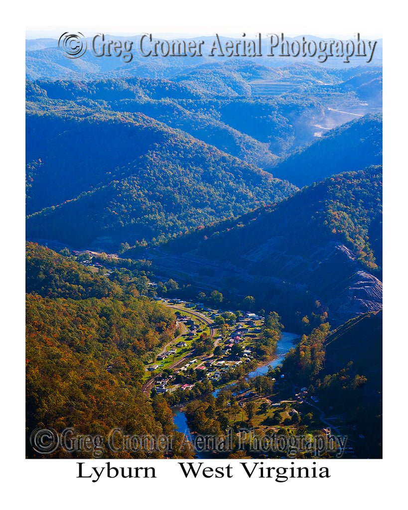Aerial Photo of Lyburn, West Virginia