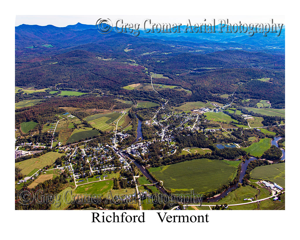 Aerial Photo of Richford, Vermont