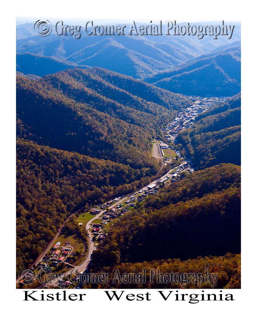 Aerial Photo of Kistler, West Virginia