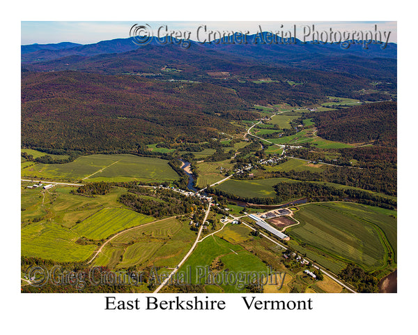 Aerial Photo of East Berkshire, Vermont