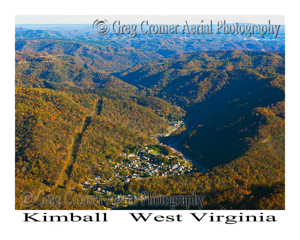Aerial Photo of Kimball, West Virginia