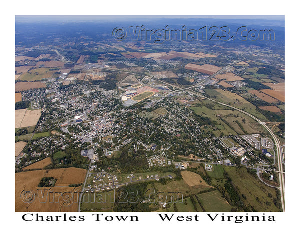 Aerial Photo of Charles Town, West Virginia