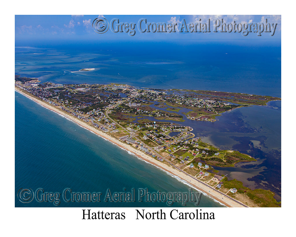 Aerial Photo of Hatteras, North Carolina