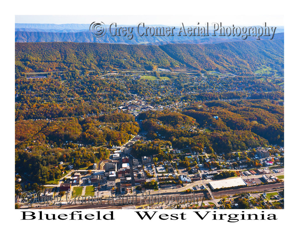 Aerial Photo of Bluefield, West Virginia