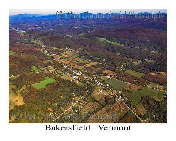 Aerial Photo of Bakersfield, Vermont