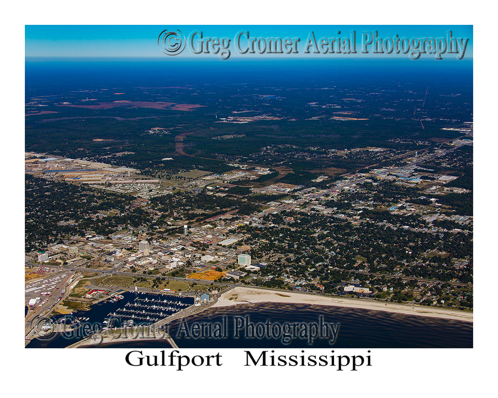 Aerial Photo of Gulfport, Mississippi