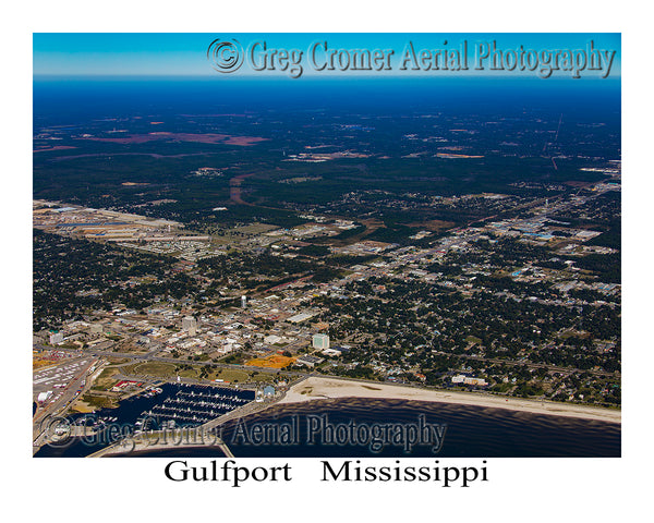 Aerial Photo of Gulfport, Mississippi