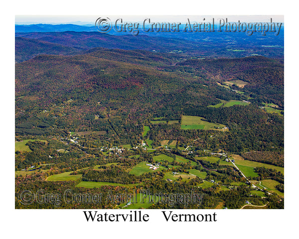 Aerial Photo of Waterville, Vermont