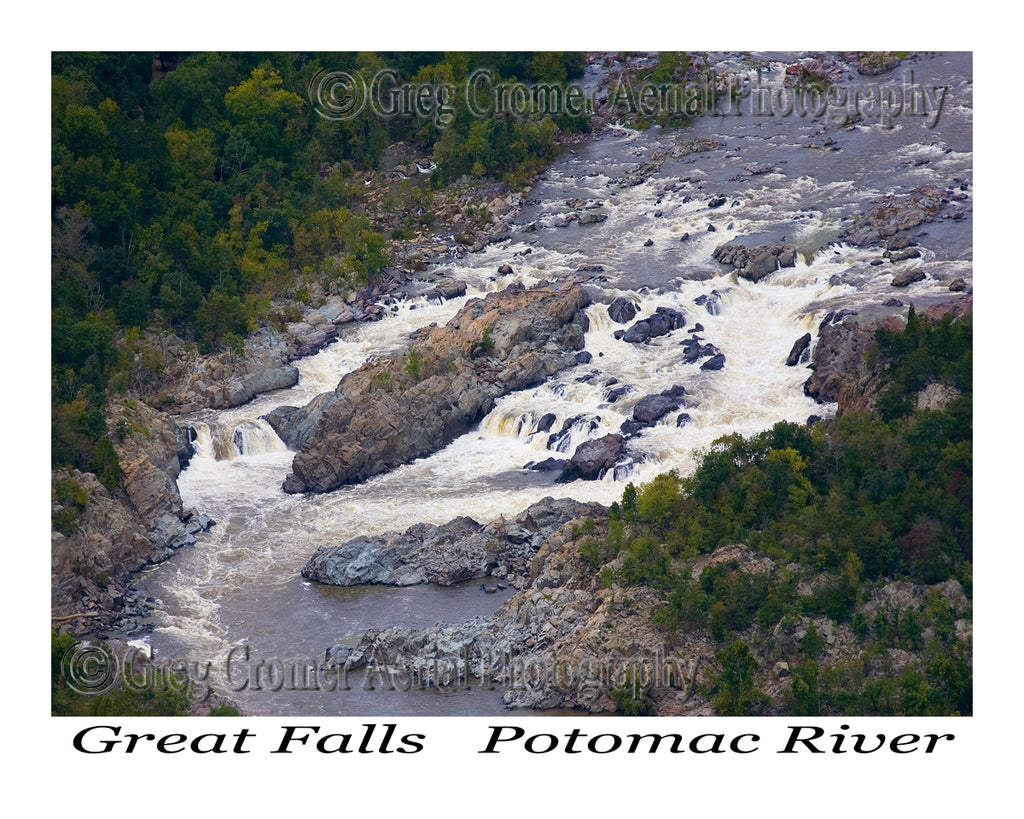 Aerial Photo of Great Falls - Potomac River, Maryland