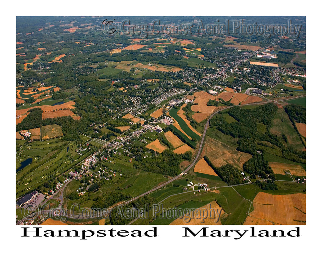 Aerial Photo of Hampstead, Maryland