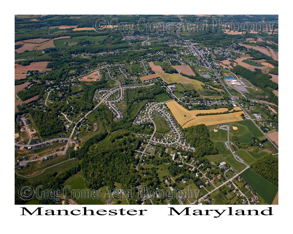 Aerial Photo of Manchester, Maryland