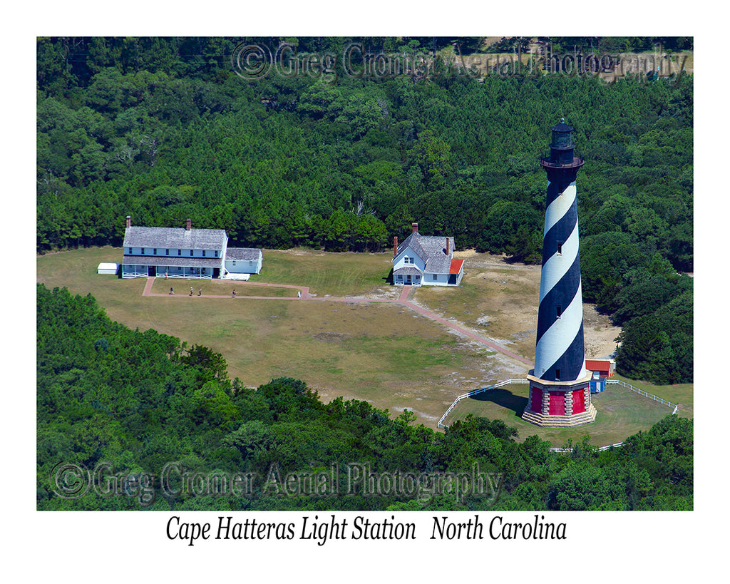 Aerial Photo of Cape Hatteras Light Station, North Carolina