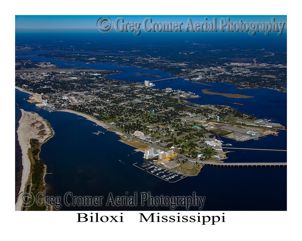 Aerial Photo of Biloxi, Mississippi