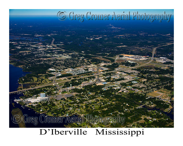 Aerial Photo of D'Iberville, Mississippi