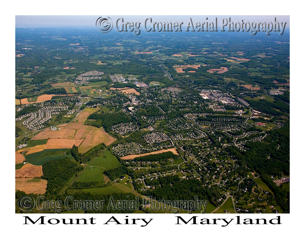 Aerial Photo of Mount Airy, Maryland