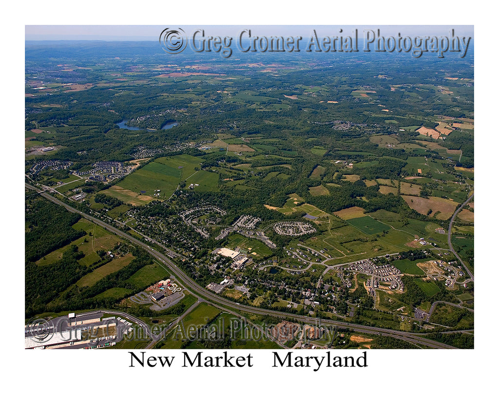 Aerial Photo of New Market, Maryland