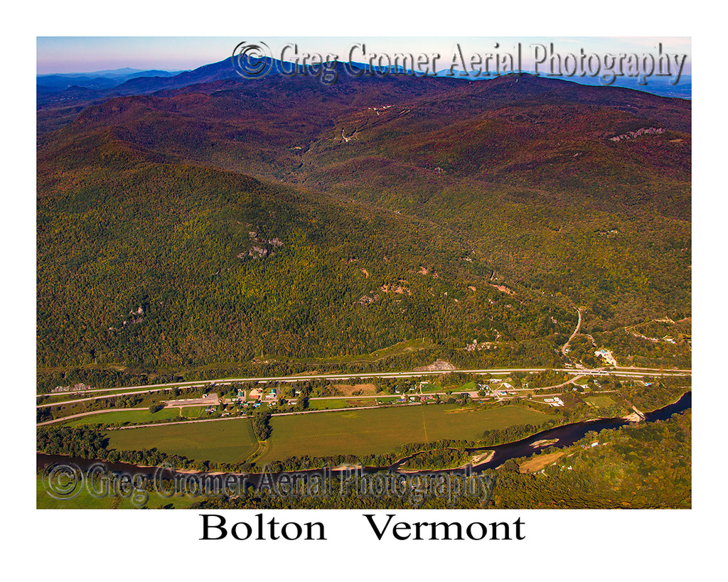 Aerial Photo of Bolton, Vermont