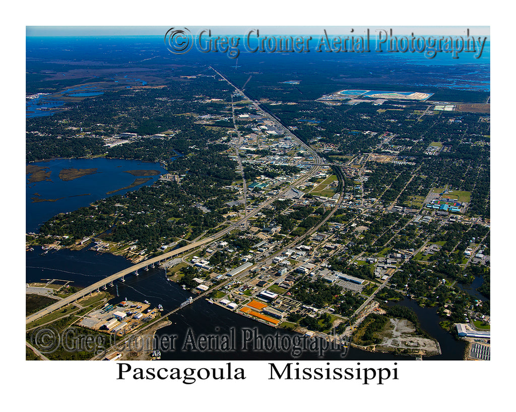 Aerial Photo of Pascagoula, Mississippi