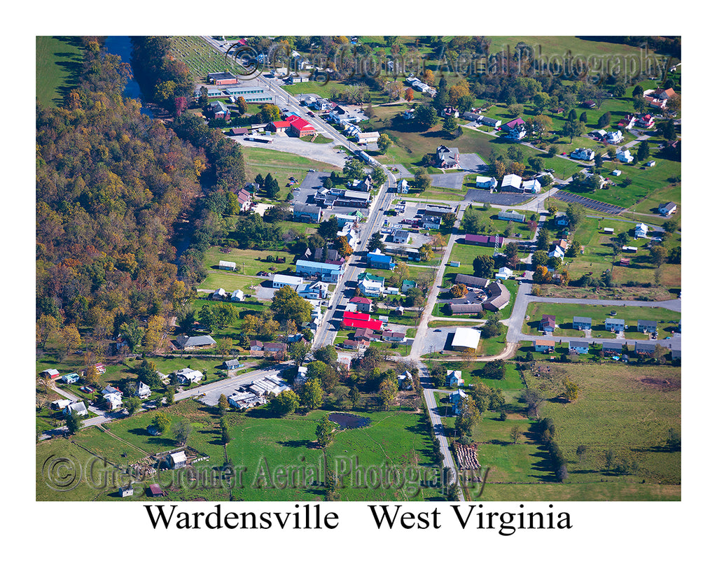 Aerial Photo of Wardensville, West Virginia