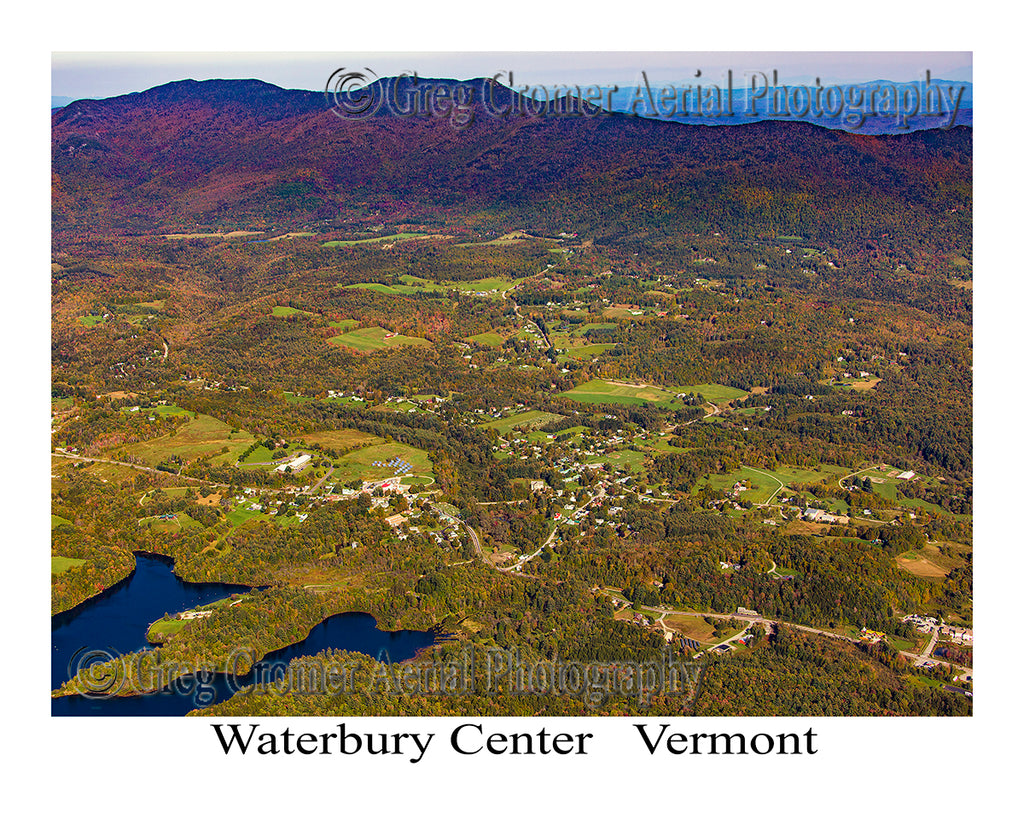 Aerial Photo of Waterbury Center, Vermont