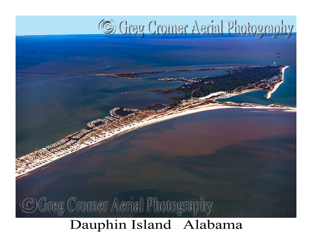 Aerial Photo of Dauphin Island, Alabama