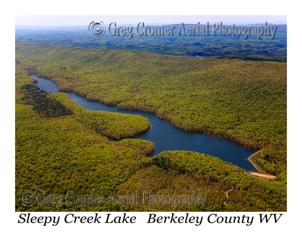 Aerial Photo of Sleepy Creek Lake - Berkeley County, WV