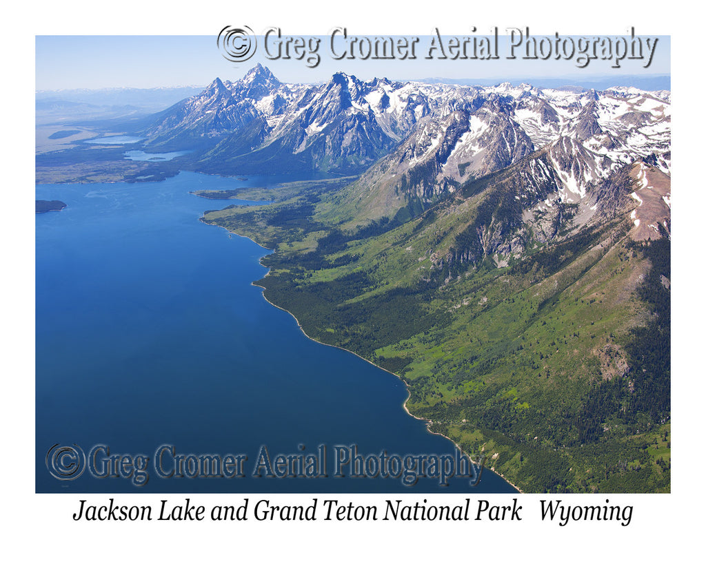 Aerial Photo of Grand Teton National Park, Wyoming