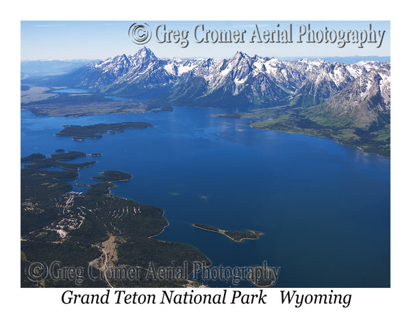 Aerial Photo of Grand Teton National Park, Wyoming