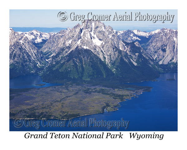 Aerial Photo of Grand Teton National Park, Wyoming