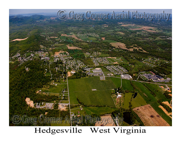Aerial Photo of Hedgesville, West Virginia