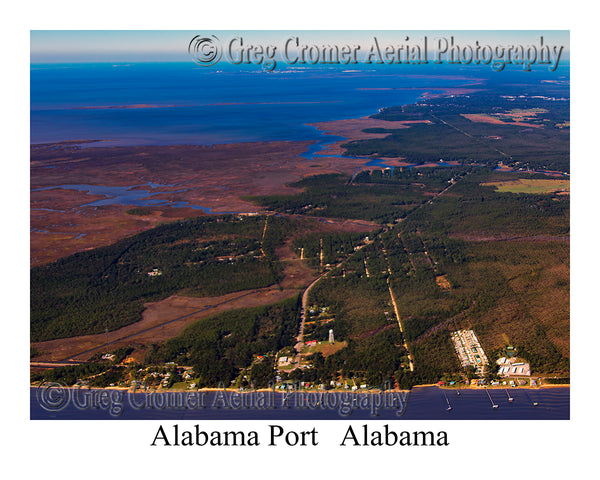 Aerial Photo of Alabama Port, Alabama