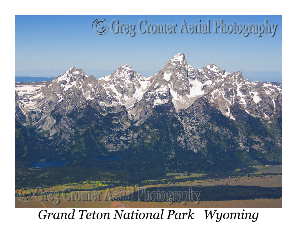Aerial Photo of Grand Teton National Park, Wyoming