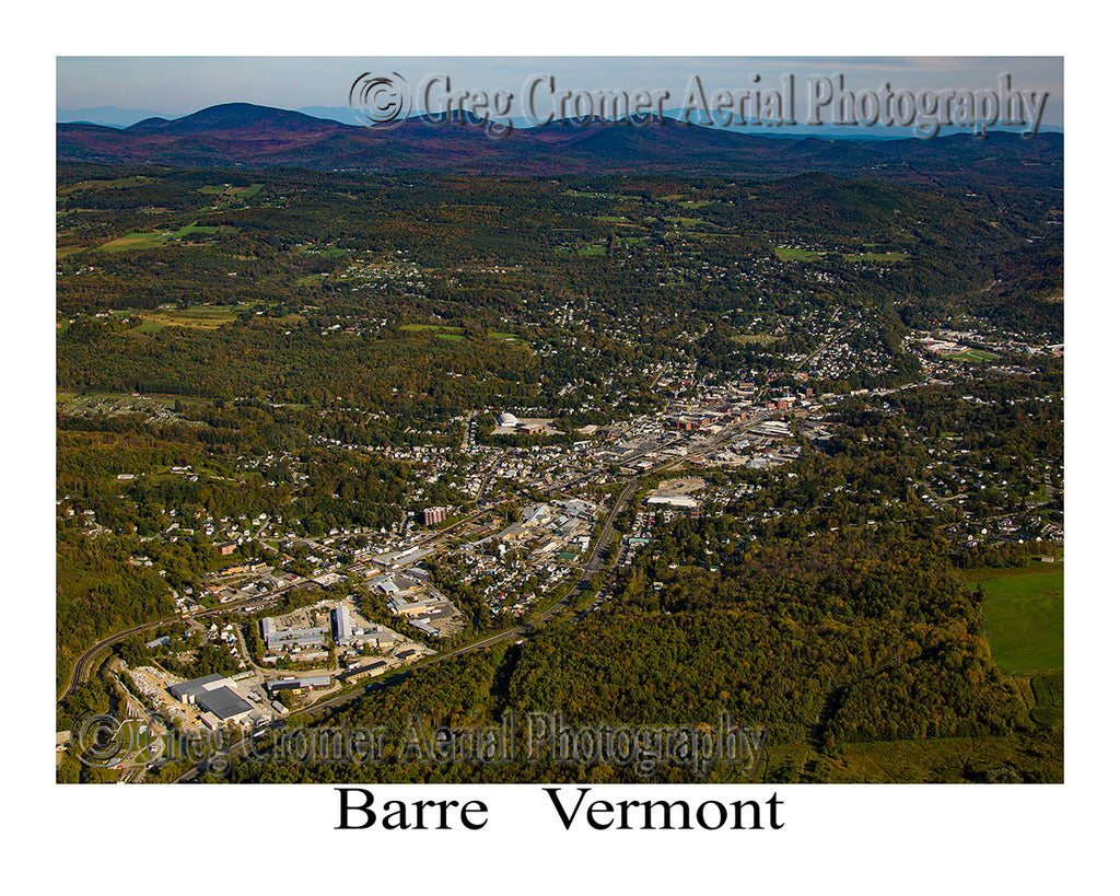 Aerial Photo of Barre, Vermont