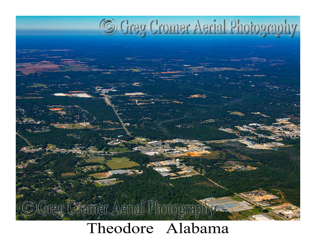 Aerial Photo of Theodore, Alabama