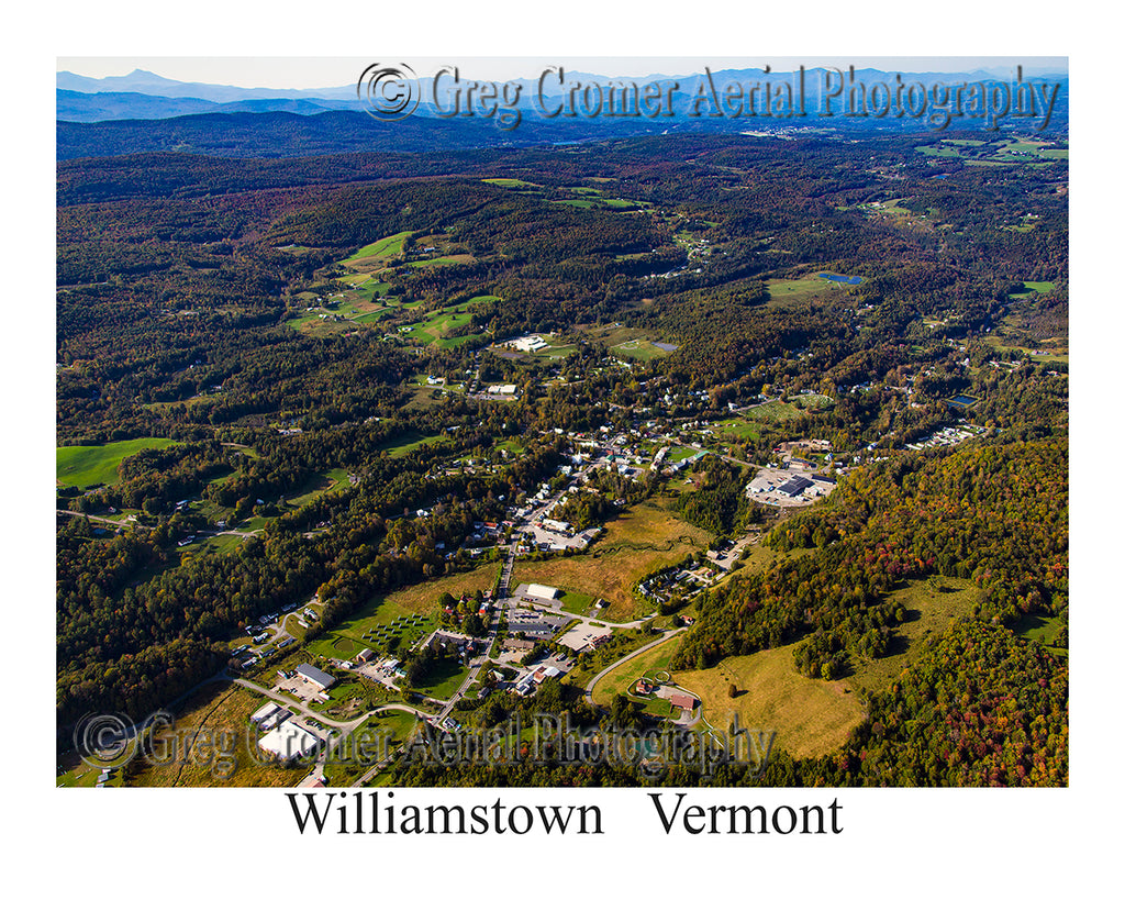 Aerial Photo of Williamstown, Vermont