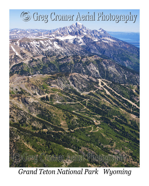 Aerial Photo of Grand Teton National Park, Wyoming