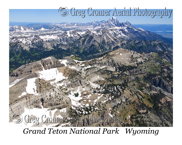 Aerial Photo of Grand Teton National Park, Wyoming
