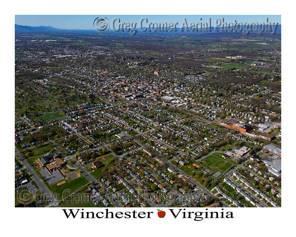 Aerial Photo of Winchester, Virginia