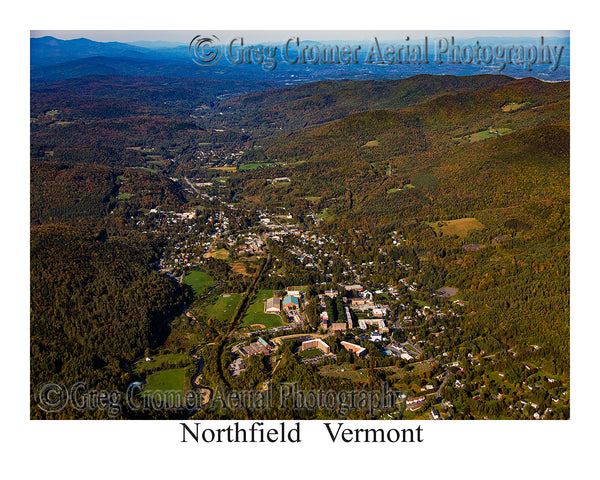 Aerial Photo of Northfield, Vermont