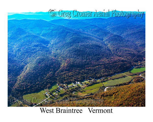 Aerial Photo of West Braintree, Vermont
