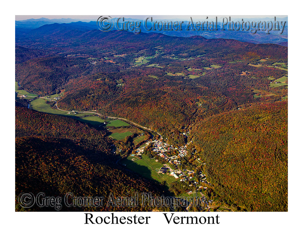 Aerial Photo of Rochester, Vermont
