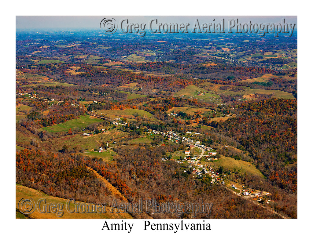 Aerial Photo of Amity, Pennsylvania