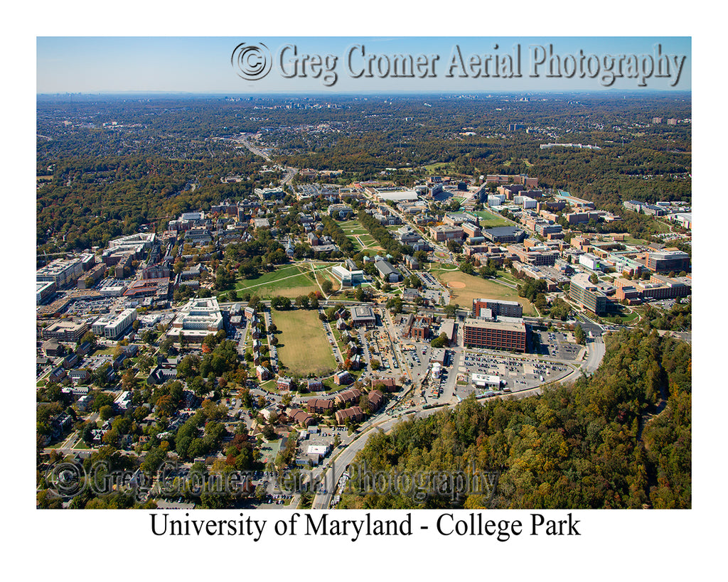 Aerial Photo of University of Maryland College Park - College Park, Maryland