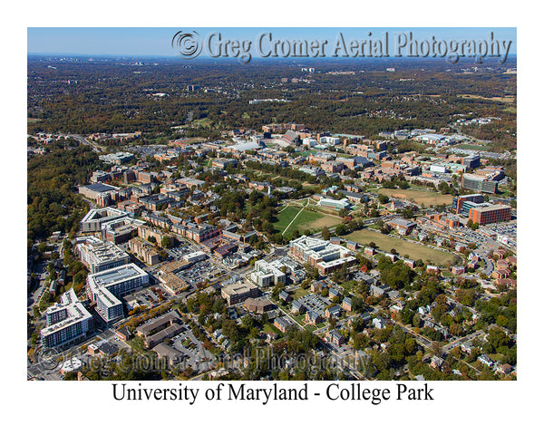 Aerial Photo of University of Maryland College Park - College Park, Maryland