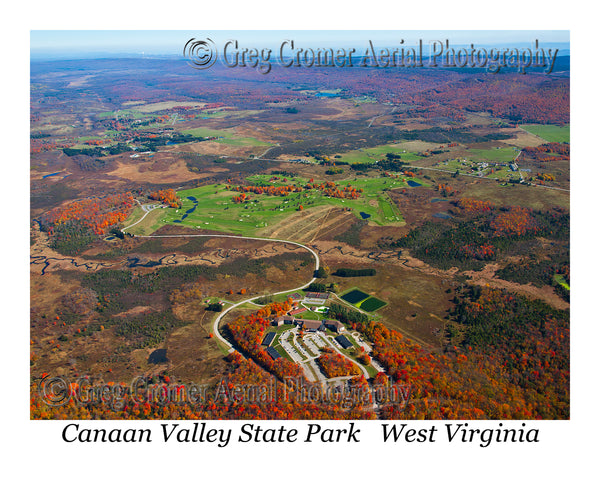 Aerial Photo of Canaan Valley State Park, West Virginia