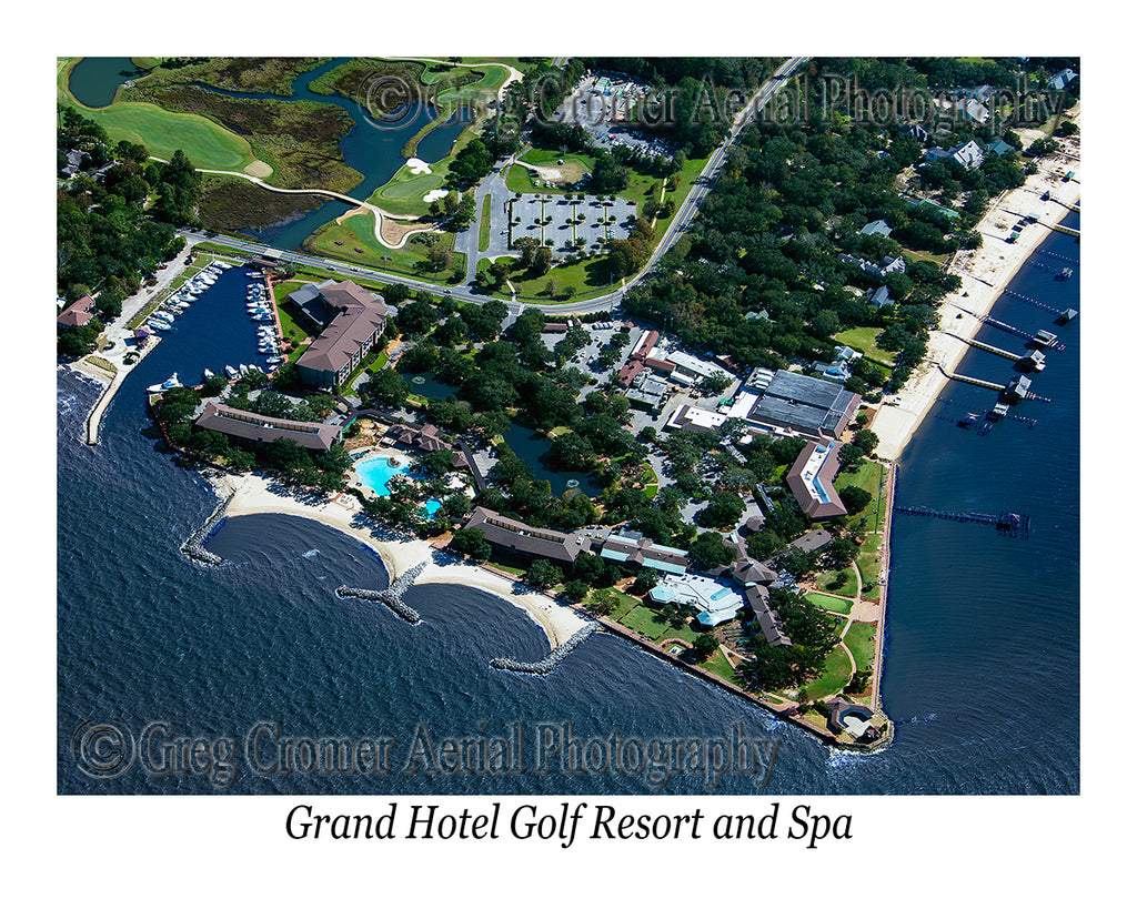 Aerial Photo of Grand Hotel Golf Resort and Spa - Point Clear, Alabama