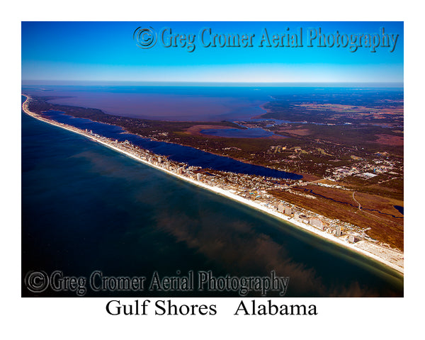 Aerial Photo of Gulf Shores, Alabama